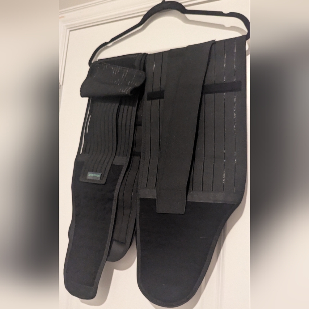 Black Waist Trainer 2 Separate For The Price Of 1.  NWOT Size XL